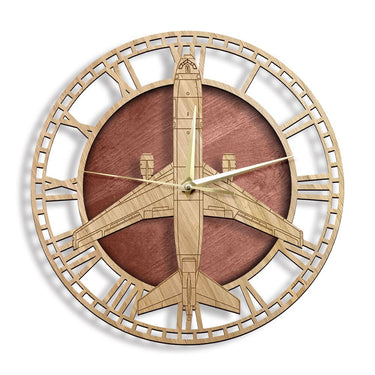KC-10 EXTENDER WOODEN WALL CLOCK THE AVIATOR
